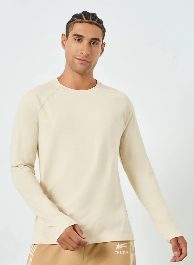 تايك تو تيشيرت رجالي سادة بأكمام راجلان