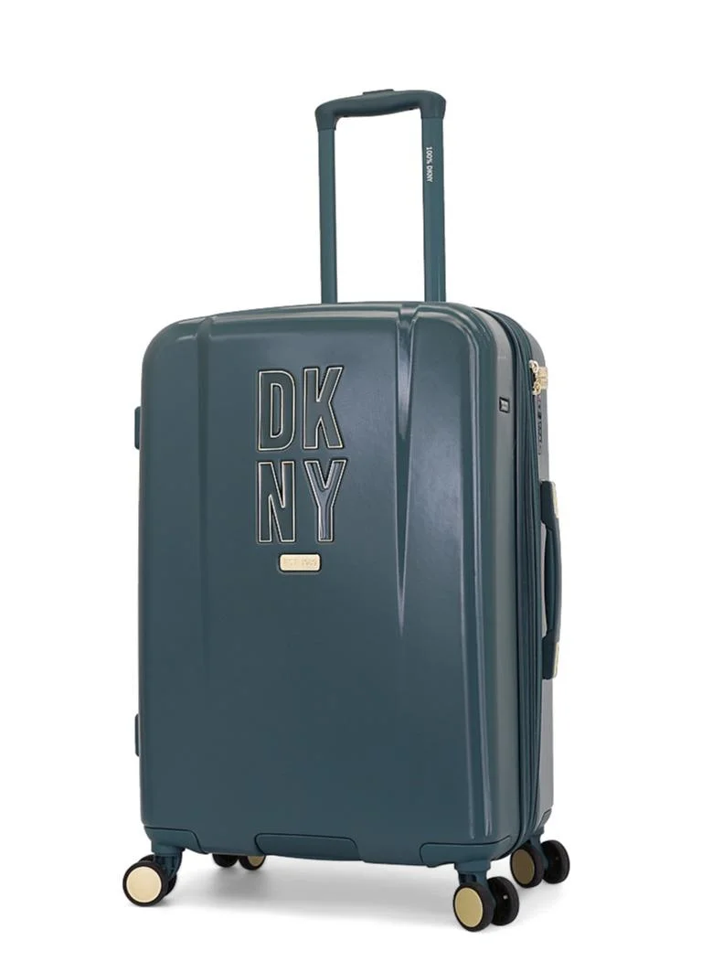 DKNY New Era Hardside Luggage on Wheels for Unisex | Ultra Lightweight ABS on with Spinner Wheels 4 Color Pine