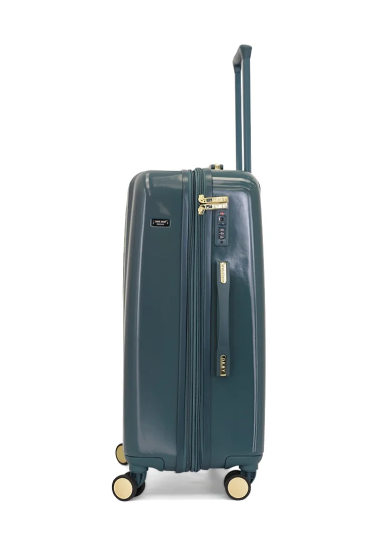 DKNY New Era Hardside Luggage on Wheels for Unisex | Ultra Lightweight ABS on with Spinner Wheels 4 Color Pine