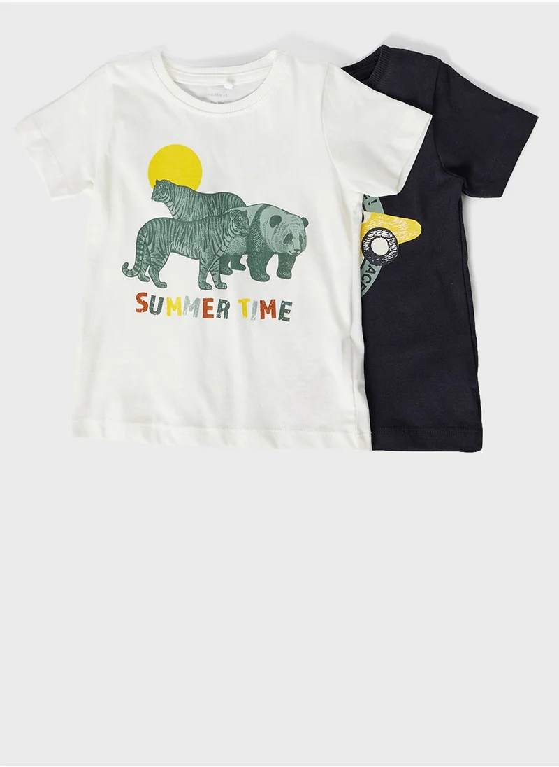 NAME IT Kids 3 Pack Graphic Print T-Shirt Set
