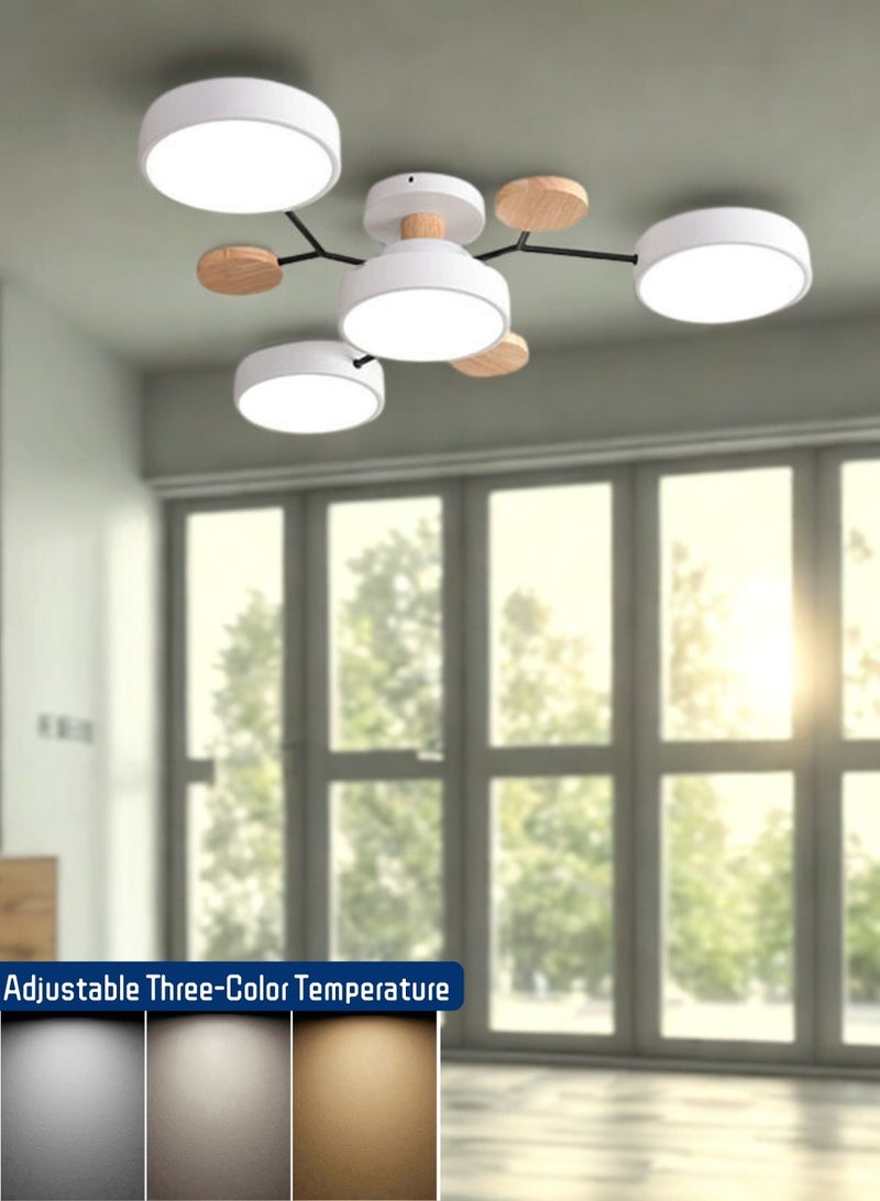 Trending Lights Adjustable Three-Color Temperature  Nordic style decoration lights   ceiling lights led lights Applicable to Living room, bedroom - Image 2