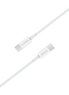 Totulife PURE Series Cable PD Type-C-Type-C 1M - White  - Image 4