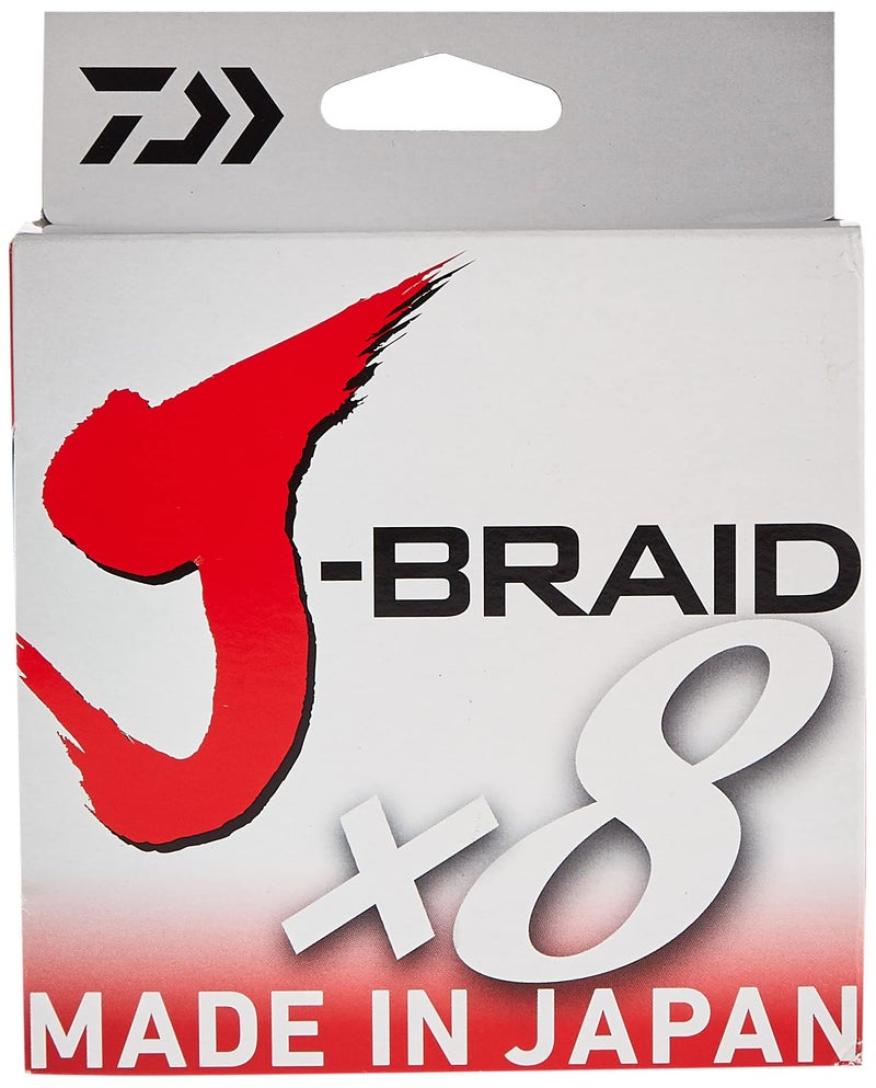 Daiwa J-BRAIDX8, Filler Spool, Chartreuse, Mono Dia.= 8lb. - Image 1