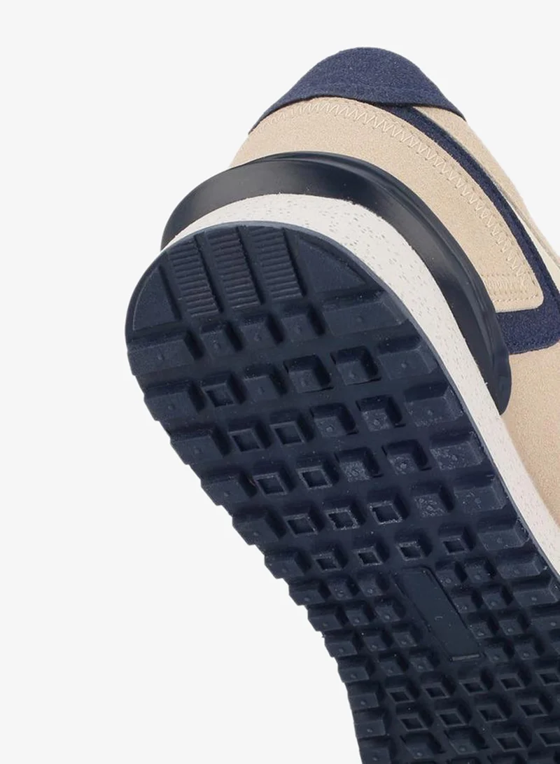 Lee Cooper BEIGE Men Colourblock Lace-Up Ankle Sneakers for Men | Best Price UAE