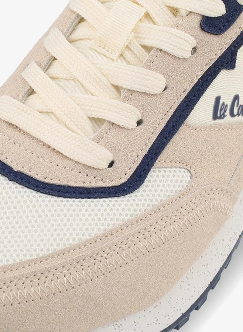 Lee Cooper BEIGE Men Colourblock Lace-Up Ankle Sneakers for Men | Best Price UAE