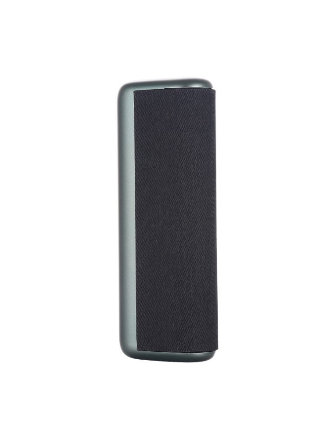 حافظة حماية من القماش بلون سادة لجهاز السجائر الإلكترونية، متوافقة مع **IQOS ILUMA Prime / I Prime** – باللون الأسود - Image 1