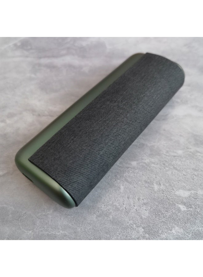 حافظة حماية من القماش بلون سادة لجهاز السجائر الإلكترونية، متوافقة مع **IQOS ILUMA Prime / I Prime** – باللون الأسود - Image 3