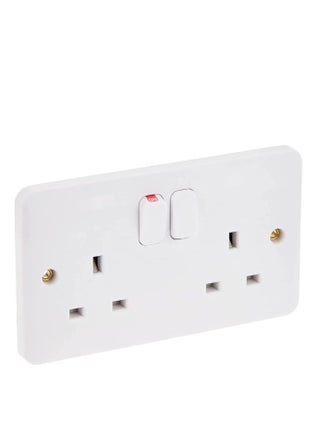 RACO UK Standard 13A Switch Socket White with Safety Shutter (DOUBLE SOCKET) - pzsku/ZB77C91B692A0D7C7171BZ/45/_/1684316774/299bd265-9910-4717-b4c2-b58dcc0781a4