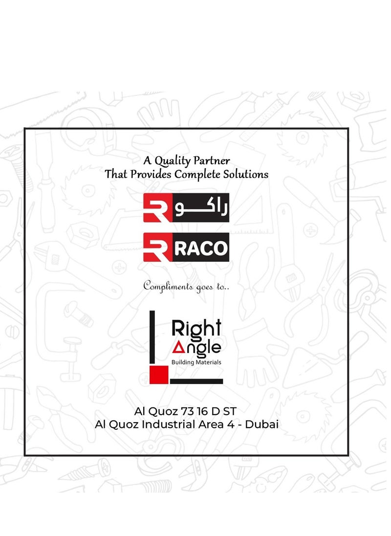 RACO RACO UK Standard 13A Switch Socket White with Safety Shutter (DOUBLE SOCKET)  - Image 4