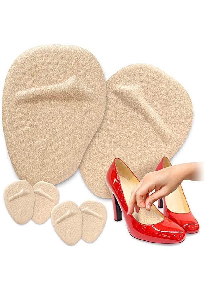 SOLARAE Metatarsal Pads, Gel Sleeves Forefoot Pads, Ball of Foot Cushions Shoe Inserts for High Heels Comfort. Slide-Proof, Reusable Feet Pad Shoe Insoles for All Day Pain Relief (3Pcs) - Image 1