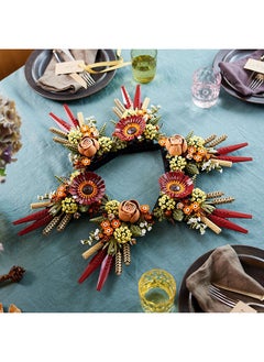 LEGO Icons Dried Flower Centerpiece 10314 Building Kit for Adults; A Gift for Flower Lovers; Create a Home Decor Display Inspired by Fall Colors; Enjoy a Mindful Building Project with Friends or Family (812 Pieces)  - Image 5