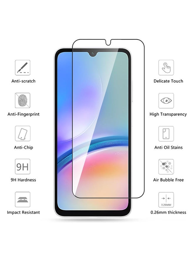 Tersely 【3 Pack】9H Tempered Glass Screen Protector for Samsung Galaxy A05s/Galaxy A06, Case Friendly, Ultra-clear, Easy to Install, Shatterproof Anti-Scratch Film Screen Protector - Image 2