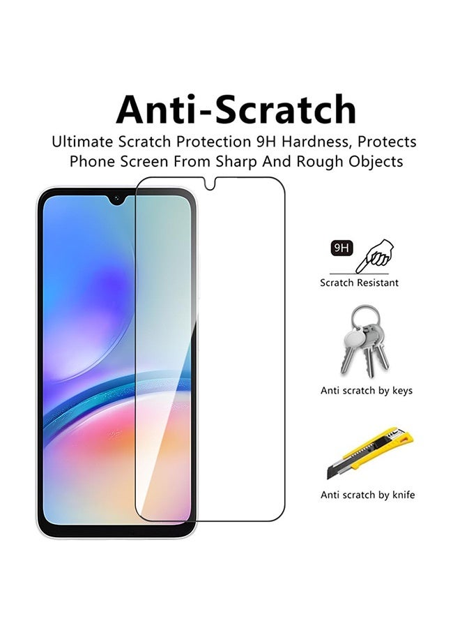 Tersely 【3 Pack】9H Tempered Glass Screen Protector for Samsung Galaxy A05s/Galaxy A06, Case Friendly, Ultra-clear, Easy to Install, Shatterproof Anti-Scratch Film Screen Protector - Image 4