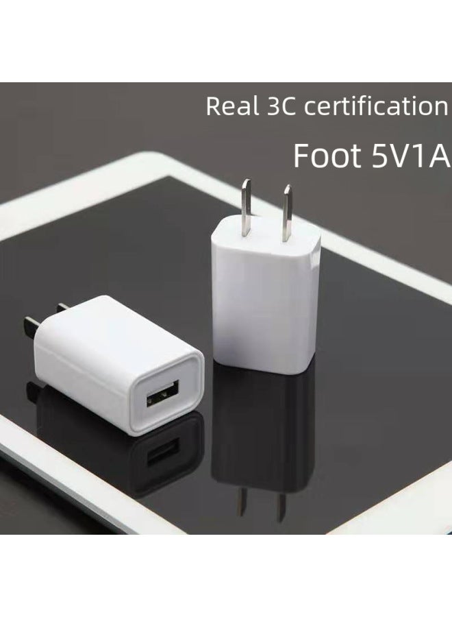 5v1a Mobile Phone Charger Head 3c Certification Usb Power Adapter For Apple Millet Huawei Oppo-Color:US 5v1a White  - Image 3