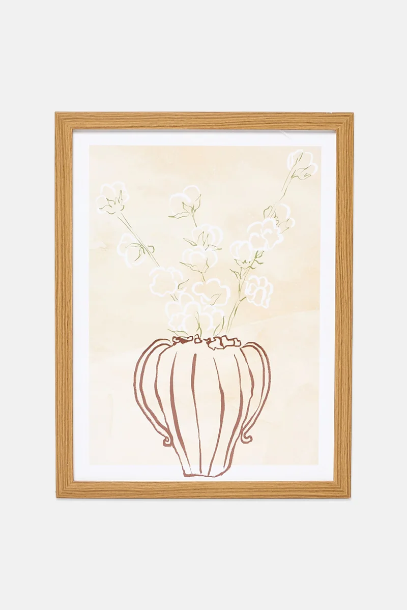 موي موتشو لوحة خشبية بإطار متعددة الألوان