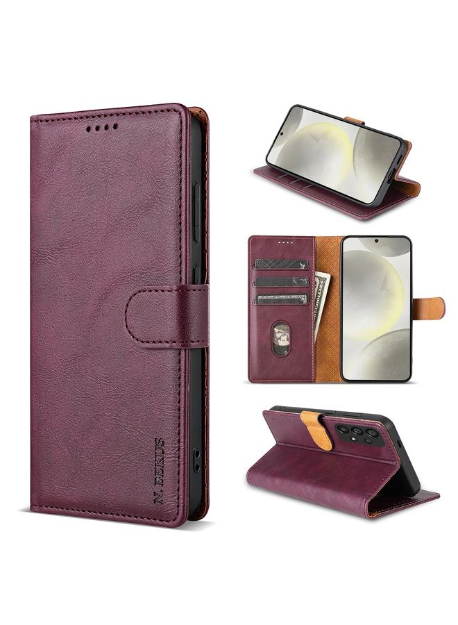 The Bros Case For Samsung Galaxy A53 5G CSJ-P1 Solid Color Leather Phone Case