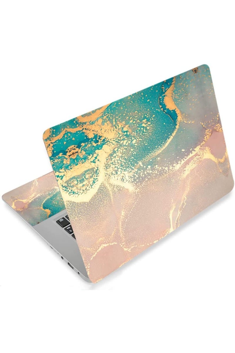 AORTDES 15 15.4 15.6 Inches Laptop Skin Sticker Universal Netbook Skin Sticker Reusable Notebook Art Protector Cover (Beach) - Image 1