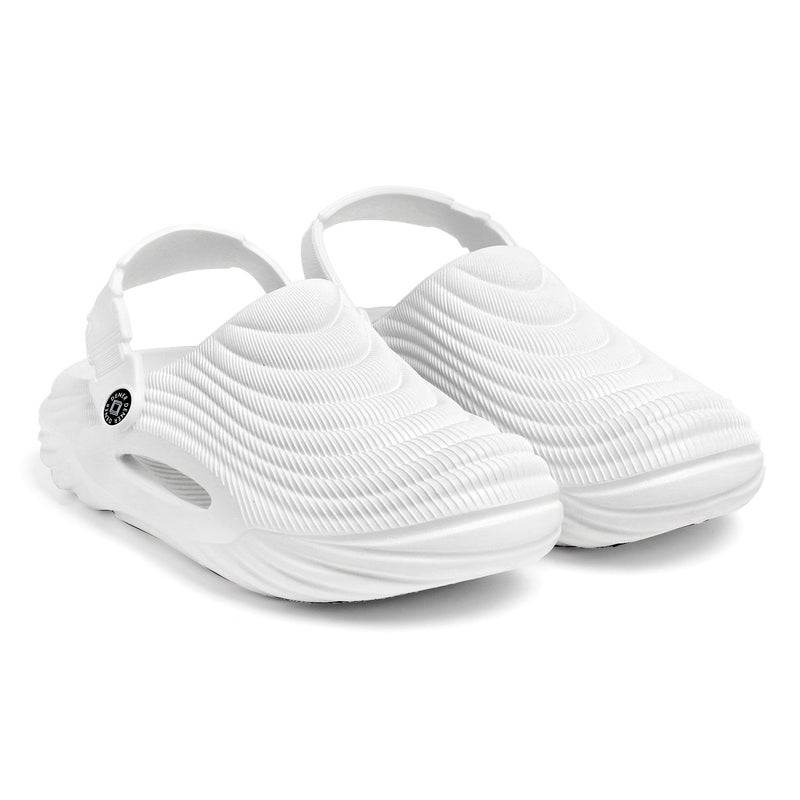 Face White Slip-On Sandals for Men - Image 5