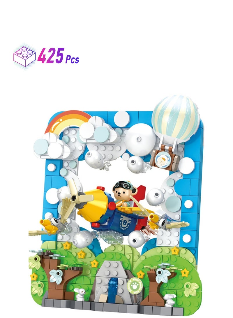 Jungle Flying 425pcs 3d Painting Model Set Building Blocks Creative Diy Assembly Children'S Toys Home Decoration Ornaments - Image 1
