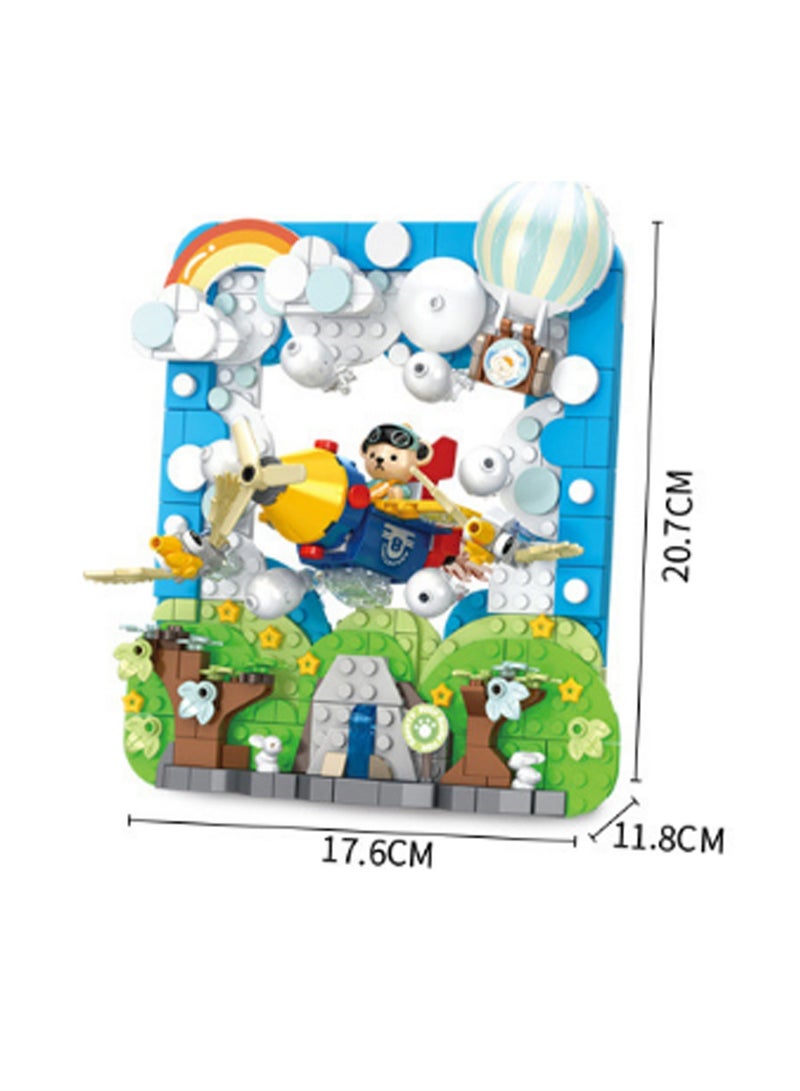 Jungle Flying 425pcs 3d Painting Model Set Building Blocks Creative Diy Assembly Children'S Toys Home Decoration Ornaments - Image 2