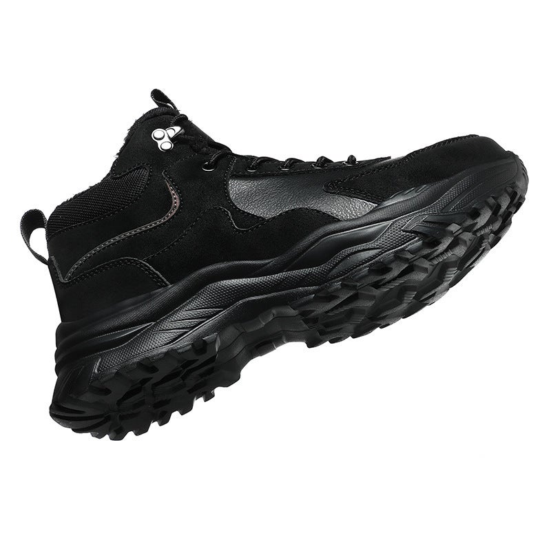Jinjiang Men'S Shoes 2024 Snow Cotton Boots Men'S Winter Plus Size Fleece-Lined Thickened Outdoor Sports Large Cotton Shoes - Image 4
