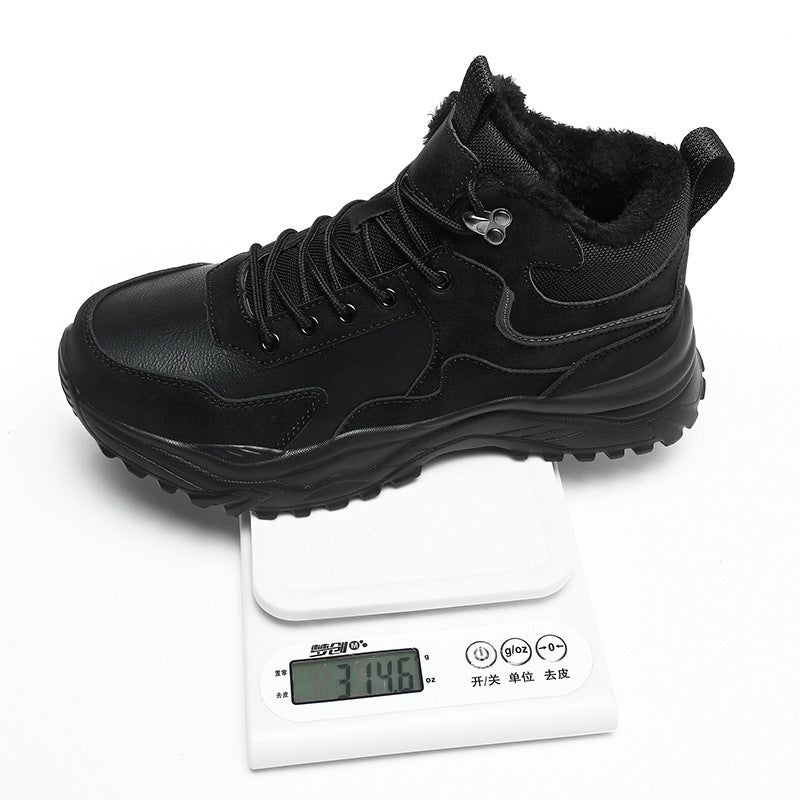 Jinjiang Men'S Shoes 2024 Snow Cotton Boots Men'S Winter Plus Size Fleece-Lined Thickened Outdoor Sports Large Cotton Shoes - Image 5