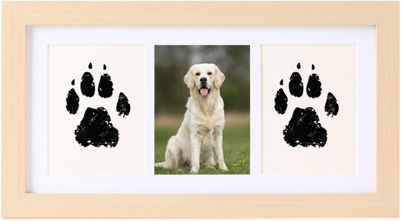 Arecobticy Double Methods Pet Print Frame Set Features Soft Clay and Washable Inks Easy Permanent Frame Dog Set - Image 3