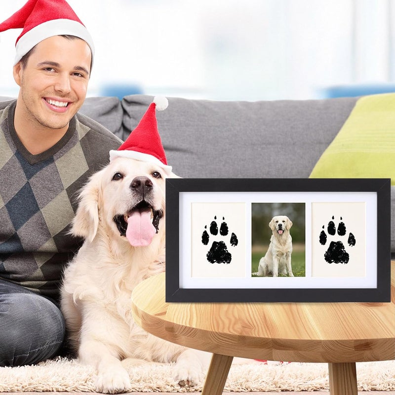 Arecobticy Double Methods Pet Print Frame Set Features Soft Clay and Washable Inks Easy Permanent Frame Dog Set - Image 5
