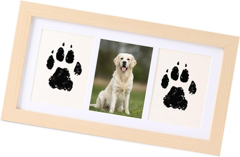 Arecobticy Double Methods Pet Print Frame Set Features Soft Clay and Washable Inks Easy Permanent Frame Dog Set - Image 4