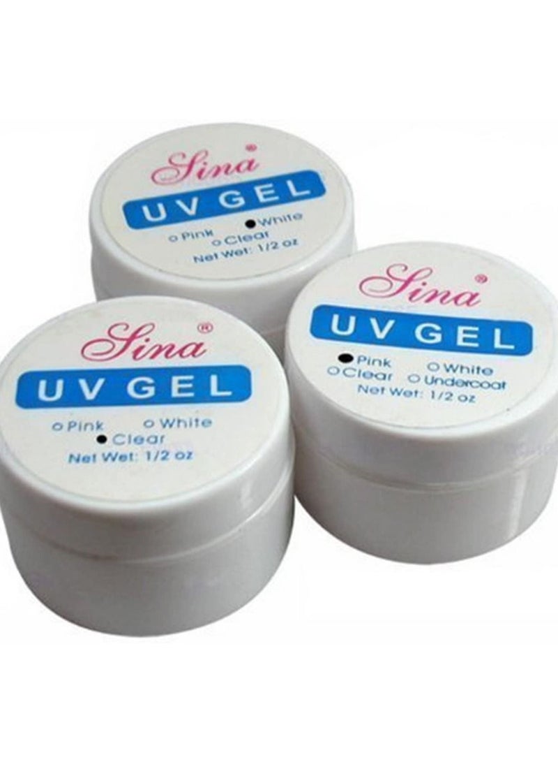 Sina 4-Piece Professional Builder Gel UV Nail Art Manicure - Image 2