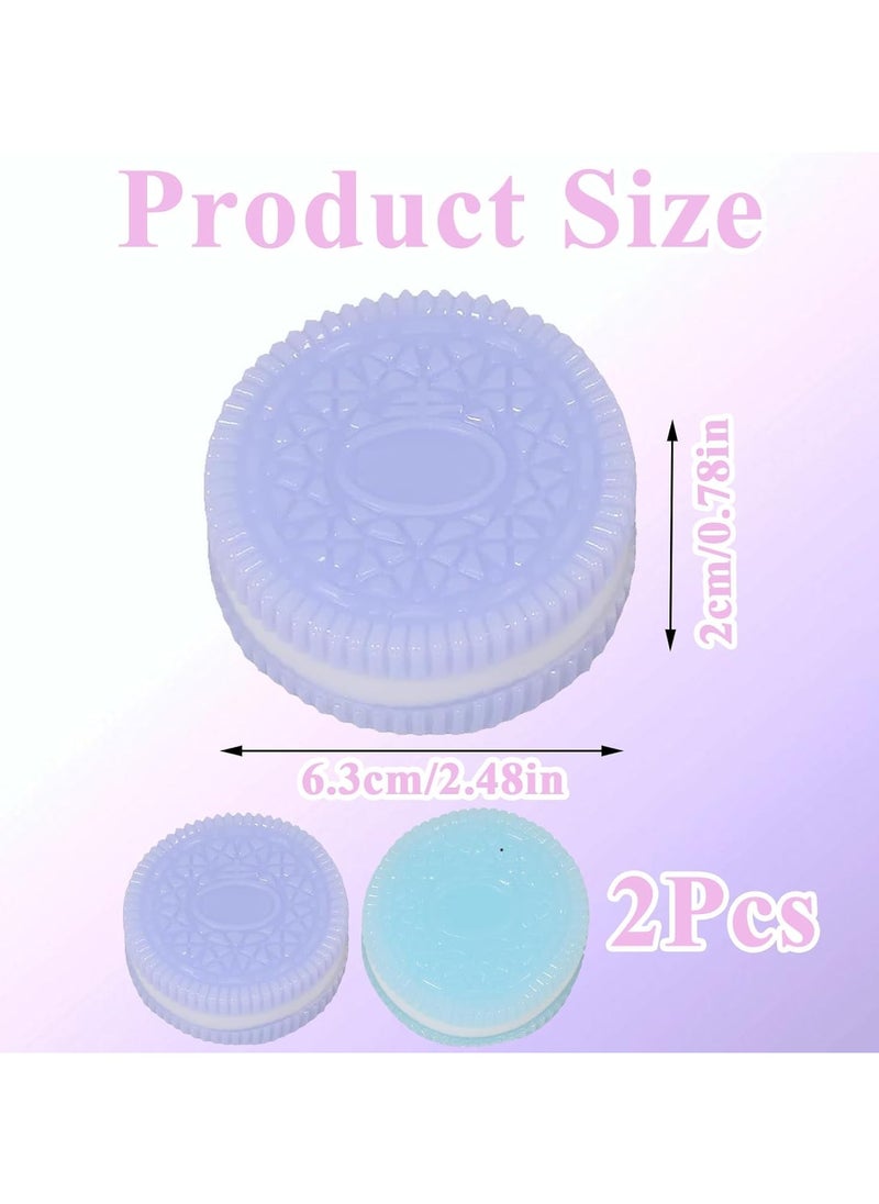 Mr. Penda 2PCS Squishy Biscuit Stress Relief Toy, Pinch Decompression Toy, Realistic Sandwich Design for Anxiety and Relaxation, Perfect Desk Accessory and Fun Fidget Toy for Adults, Ideal for Stress Relief  - Image 2