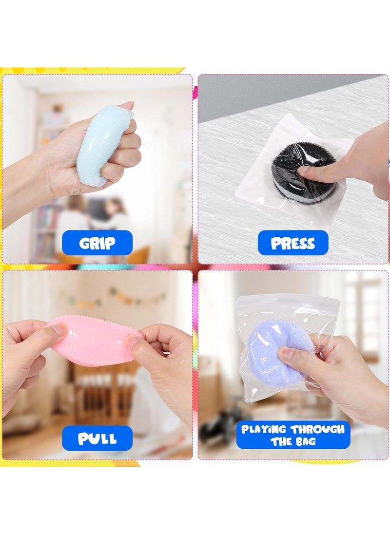 Mr. Penda 2PCS Squishy Biscuit Stress Relief Toy, Pinch Decompression Toy, Realistic Sandwich Design for Anxiety and Relaxation, Perfect Desk Accessory and Fun Fidget Toy for Adults, Ideal for Stress Relief  - Image 5