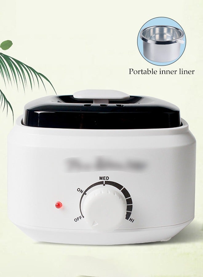 DUNISO جهاز تسخين شمع إزالة الشعر، آلة ذوبان الشمع السريعة، مواد آمنة، آلة شمع إزالة الشعر، أدوات إزالة الشعر - يمكن استخدامها لإزالة الشعر وعلاج الشمع، جهاز تسخين الشمع، آلة الشمع الساخن، آلة ذوبان الشمع، جهاز تسخين حبوب الشمع الجمالية - Image 1