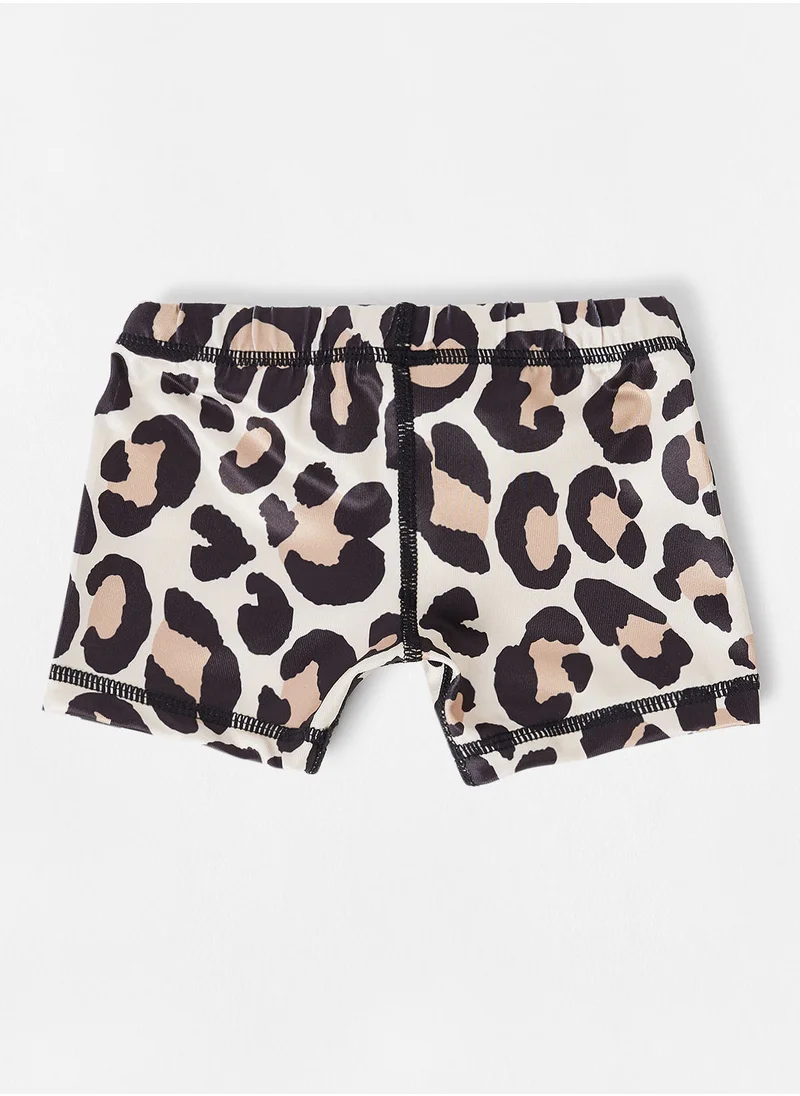 BEACH & BANDITS Boys Leopard Shark Swim Shorts