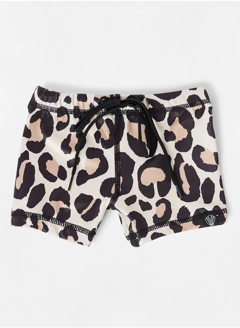 BEACH & BANDITS Boys Leopard Shark Swim Shorts