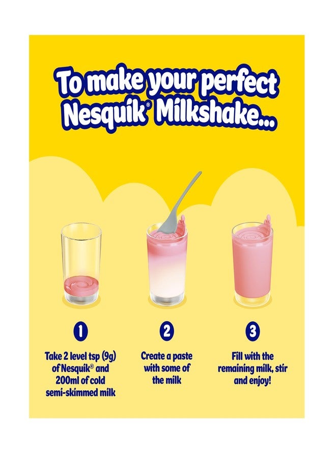 Nesquik Strawberry Powder Tub, 500 g - Image 3