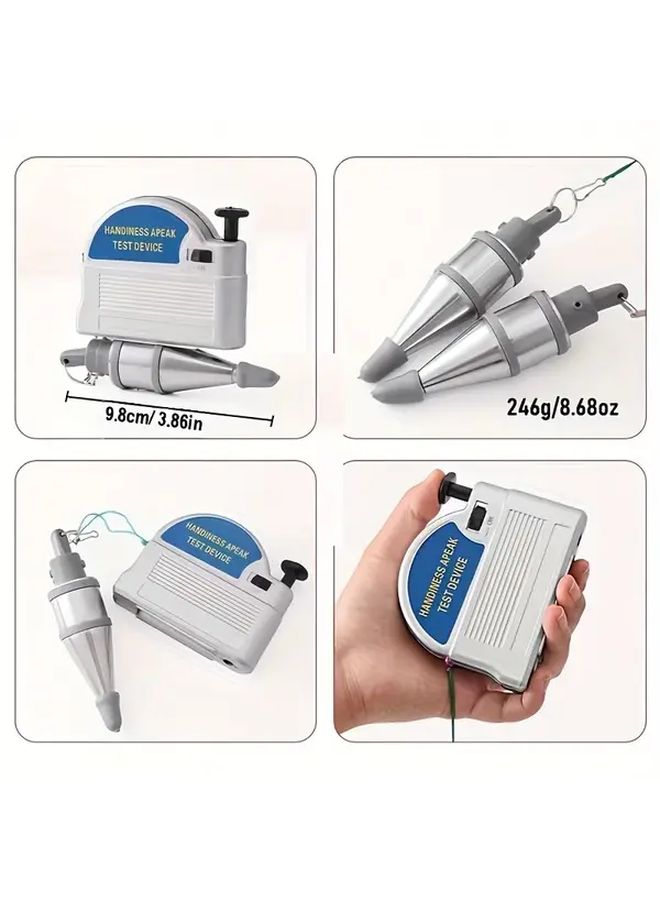 Retractable Magnetic Plumb Bob With 6M String No Battery Needed Durable Metal Construction Tool - Image 2