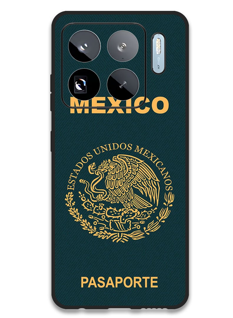 Theodor Case Compatible with Xiaomi 15S Pro 6.73 Inch Protection Shockproof Bumper Cover Mexico Passport - Image 1
