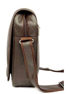 Bagneeds Crossbody Synthetic Leather Unisex Sling Bag for Multi-Purpose use | Brown |  - Image 4