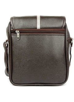 Bagneeds Crossbody Synthetic Leather Unisex Sling Bag for Multi-Purpose use | Brown |  - Image 2