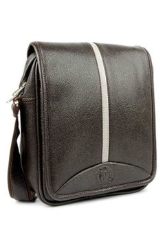 Bagneeds Crossbody Synthetic Leather Unisex Sling Bag for Multi-Purpose use | Brown |  - Image 3