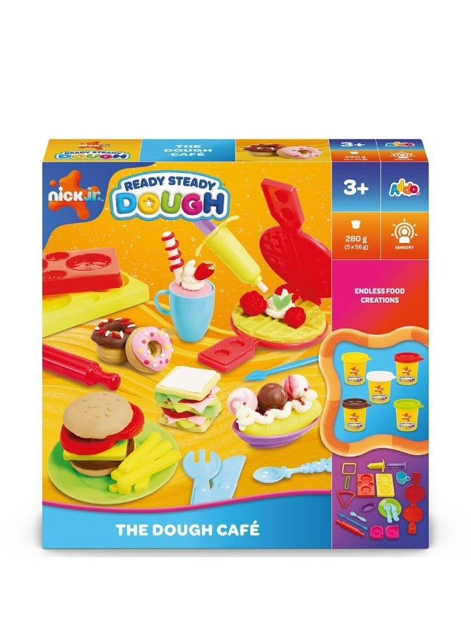 Addo Nick JR Ready Steady Dough The Dough Cafe Set V3 | Play Dough | Creative Fun Ideas | Develops Sensory Skills | Entertaining Toy | Stress Relief Toys for Kids