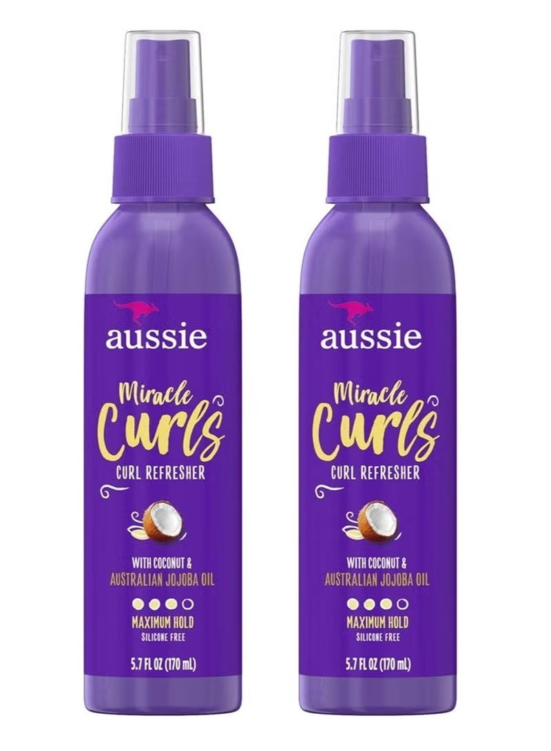 أوسي مرطّب تجعيد الشعر "ميركل كيرلز" بخاخ 170 مل – ثبات أقصى – عبوتان