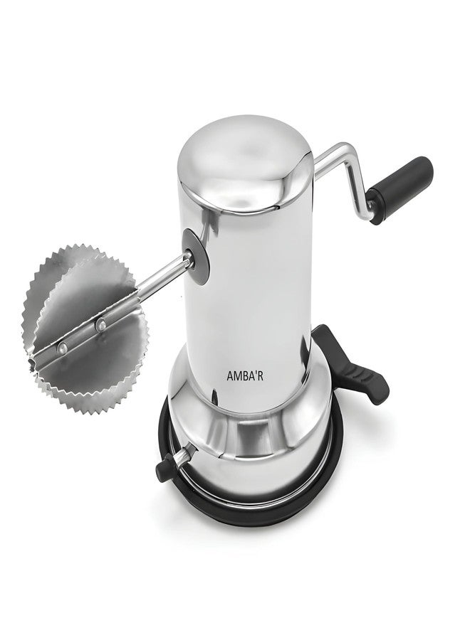 AMBA'R Kitchenware AMBA'R Stainless Steel Coconut Grater with Sharp Blades & Sturdy Handle | Manual Scraper for Fresh Coconut | Durable Kitchen Tool for Home Use - Rust-Resistant, Easy to Clean, Efficient Grating, - Image 1