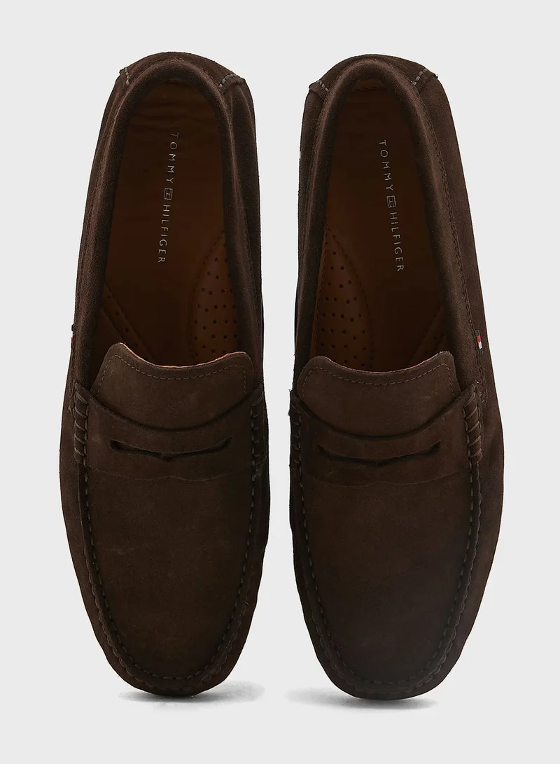 TOMMY HILFIGER Casual Suede Driver