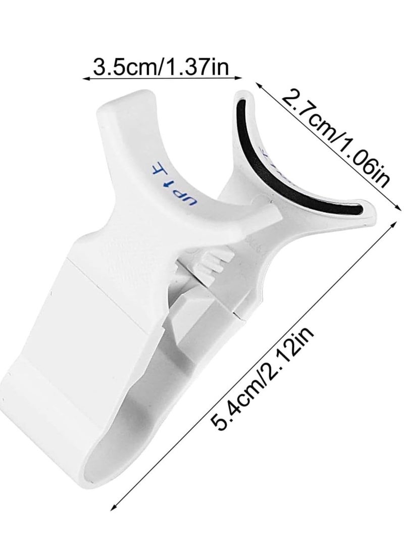 رموش كاذبة أبيض كليب - مجموعة تطبيق الرموش المغناطيسية المحمولة تطبيق الرموش المغناطيسية لمجموعة الاسترخاء والمنزل والسفر ورحلات العمل ، وسهلة الاستخدام الرموش تطبيق أداة مجموعة رموش كاذبة - Image 2