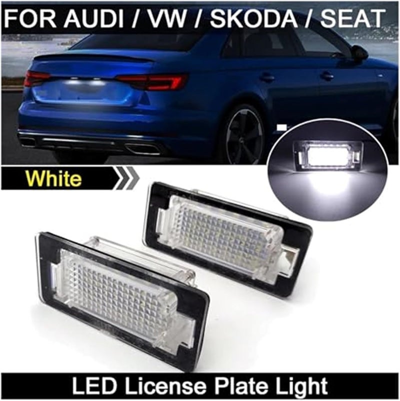 Vuzmode 2Pcs White License Plate Light - Image 3