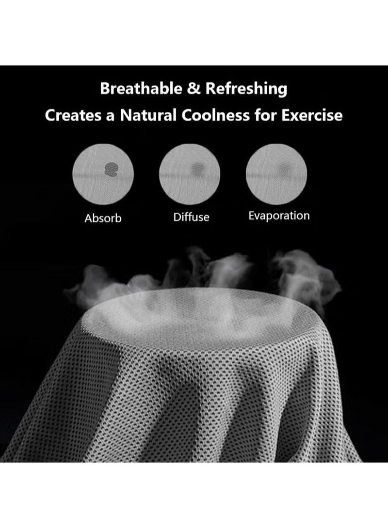 BESTPEAK Cooling towel, cool and dry towel in summer, suitable for cycling, yoga, running, fitness enthusiasts 30x100cm - Image 4