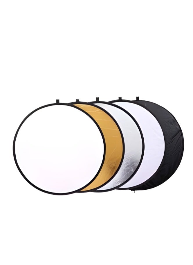FESTNIGHT 5-In-1 Multi Reflector With Bag 32inch Clear/Black/Gold  - Image 1