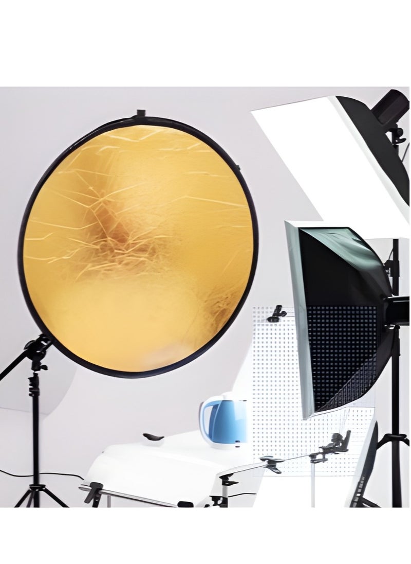 FESTNIGHT 5-In-1 Multi Reflector With Bag 32inch Clear/Black/Gold  - Image 2